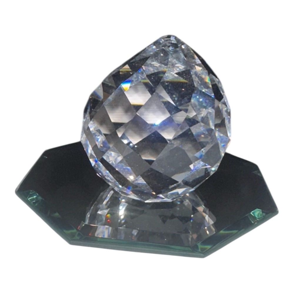 Swarovski Dew Drop “Love and Poetry” Crystal Figurine Paperweight Decor Art